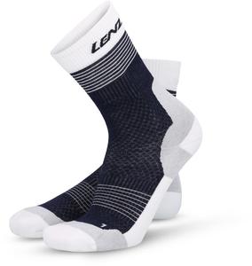 Носки Lenz think about merino nordic 2.0, Dark Blue/White