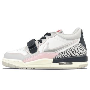 Баскетбольные кроссовки Legacy 312 для детей начальной школы Jordan, белый/розовый/серебряный