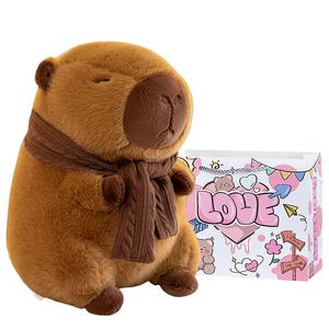 Плюшевая кукла Capybara Dolls высота 25см/35см/45см длина 25см/35см/45см Julebaby