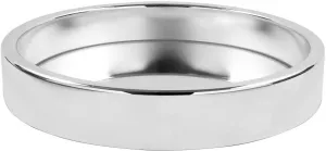 Поднос для ребер "ИМПЕРИЯ", (1 шт.), сервировочный поднос, декоративная фурнитура, с зеркальной вставкой Fink Ø 38 см, цвет silberfarben