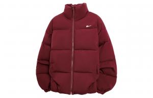 Пуховик Unisex Stand Collar Thickened WARRIOR, maroon[free diy merch]