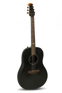 Электроакустическая гитара Ovation E-Acoustic с 6 струнами, серия Pro, ультра средняя глубина, без выреза, цвет Pitch Black, модель OV551.010