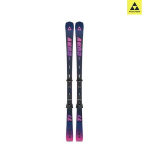 Fischer Мужские и женские продвинутые вращающиеся лыжи, модель THE CURV TI, 2024-2025, темно-синий/розовый, 164 см
