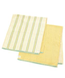 Двусторонний набор мини-банных полотенец (2 штуки) [ОТПРАВЛЯЙТЕСЬ В ПУТЕШЕСТВИЕ]