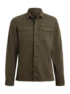 Рубашка обычного кроя на пуговицах AllSaints, оливковый