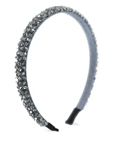 Ободок с камнями Mimi Tutu, серебристый