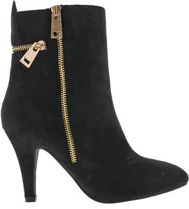 Женские ботильоны Bellini Claudia на молнии с высоким каблуком, Black Microsuede