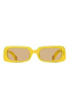 Солнцезащитные очки Azzuro в прямоугольной оправе JACQUEMUS, желтый