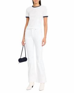 Джинсы Flexi Dahlia Mid Rise Flare In Optic White Rag & bone