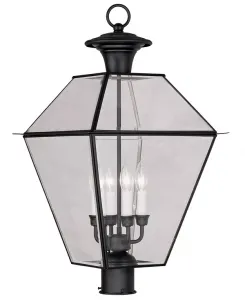 Уличный фонарь Westover Livex, black
