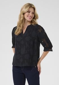 Блуза YANA Cream, черный