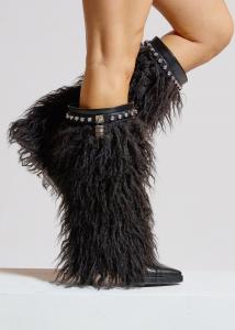 Сапоги NOIR FUR BOOT Sparkl, черный