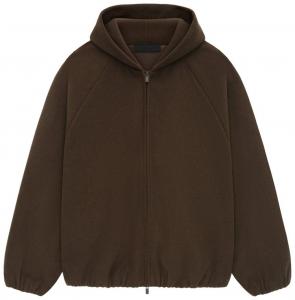 Куртка Fear of God Essentials Brushed Hooded Bomber Jacket 'Brown', коричневый