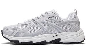 Kappa Дышащие и нескользящие низкие кроссовки для бега унисекс, цвет: серый