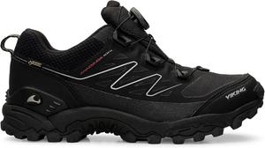 Женские высокие треккинговые ботинки VIKING, черный/оранжевый