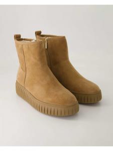 Зимние ботильоны бежевого цвета Tamaris