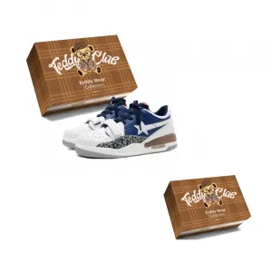 Teddy Bear Collection Унисекс скейтборд кроссовки низкие бело-красно-черные бело-синие хаки, цвет White Blue Khaki