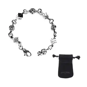 Chrome Hearts Серебряный браслет 925 пробы Unisex Silver