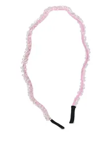 Ободок с камнями Mimi Tutu, розовый