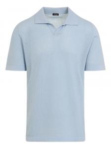 Футболка из хлопка Kiton, синий