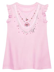 Повседневное платье regular fit K6RK02 KA6W4 Guess, розовый