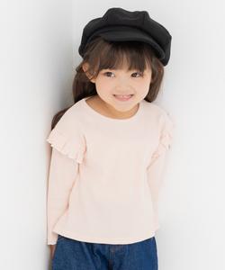 Топ с длинными рукавами и оборками на плечах, в рубчик Chil2, цвет Pink