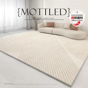 Budis Ковер 120х200 см из водостойкого плюша в скандинавском стиле для гостиной/спальни, толстый ворс, Qingfeng