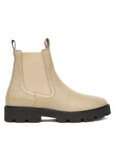 Классические ботильоны Lthr Low Chelsea FW0FW08775 Tommy Hilfiger, экрю