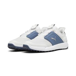 Кроссовки PUMA Golf Ignite Elevate Disc Golf Shoes, Feather Gray/Evening Sky/Puma White