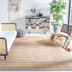 Ковер SAFAVIEH, 305 x 427 см, Natural Fiber Collection, Natural, ручное плетение из джута, идеально для помещений с высокой проходимостью в гостиной, спальне (NF212A)