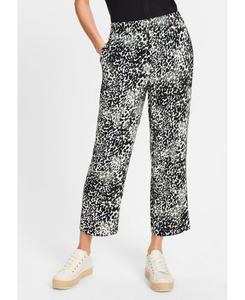 Женские брюки Mona Fit с современным анималистическим принтом Olsen, Jungle khaki