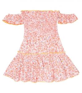 Платье Aurora с цветочным принтом Poupette St Barth, разноцветный