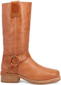 Мужские повседневные ботинки Dingo с разрывом на носке, без застежки, коричневые, средняя голень