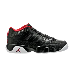 Кроссовки Air Jordan 9 Retro Low BG 'Snakeskin', черный