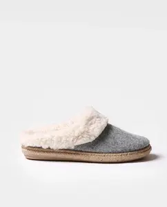 Женские закрытые войлочные тапочки однотонные Toni Pons, серый
