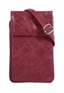 Сумка через плечо, натуральная кожа bruno banani, розовый