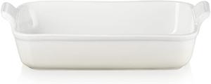 Прямоугольная керамическая кастрюля Le CreusetTradition, 32 см, 2,31 кг, цвет безе