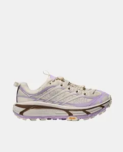 U mafate three2 Кроссовки для мужчин и женщин Hoka, белый/коричневый