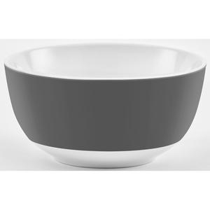 Миска для мюсли van Well Vario, 6 шт., фарфор, пригодна для посудомоечной и микроволновой печи, Ø 14 см Van Well, серый/белый