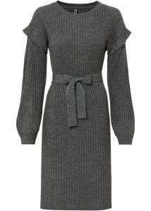Трикотажное платье на завязках Rainbow, серый