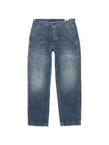 Джинсы с поясными петлями Fortela, синий