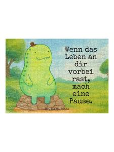 Mr. & Mrs. Panda Дизайн головоломки «Черепаха» с надписью белого цвета