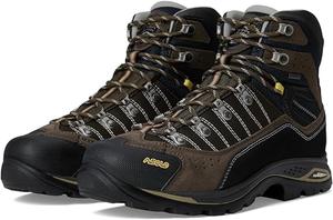 Мужские походные ботинки ASOLO DRIFTER I EVO GV с водоотталкивающей подошвой, нубук/кордурa, амортизирующие, на высоком голенище, резиновый носок, толщина 1,6-1,8 мм, темно-коричневый