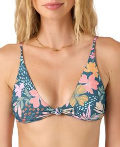 Женский бикини-топ Mila Floral Pismo с узлом спереди O'Neill, Slate