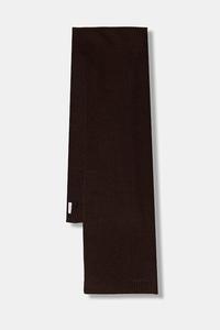 Шерстяной шарф Lanvin, коричневый