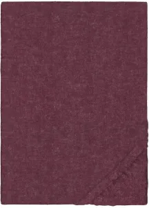Простыня Biberna "Hermal Biber" хлопковая 90-100х190-200 см, цвет burgund
