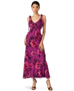 Женское миди-платье Adalina с V-образным вырезом Steve Madden, Rebel Rose