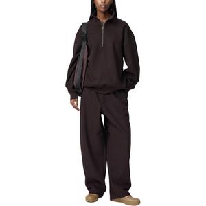 Свитшот Unisex UNIQLO, темно-коричневый