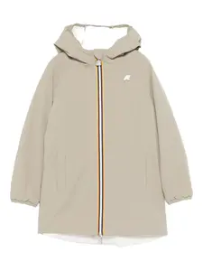 Куртка на молнии с капюшоном K Way Kids, бежевый