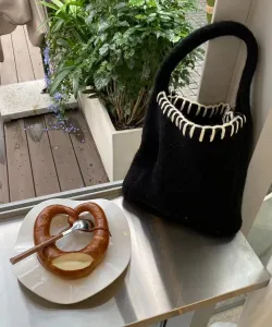 Сумка aimoha -select-/Вязаная сумка с ретро-узором Aimoha - Select -, цвет Black